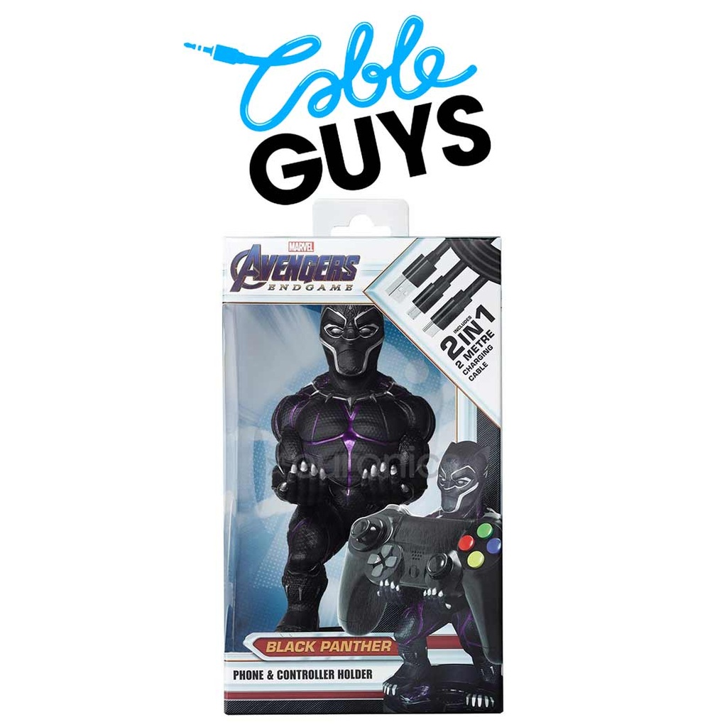 Cable Guys Device Holder - Black Panther Figure