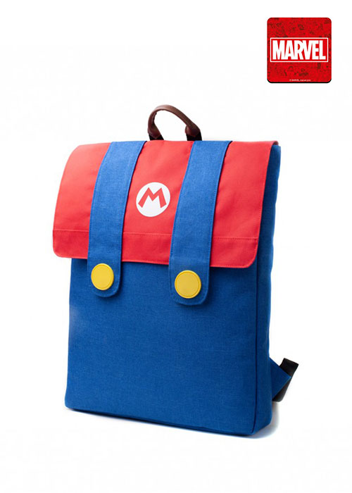 Super Mario - Mario Denim Suit Flap Backpack