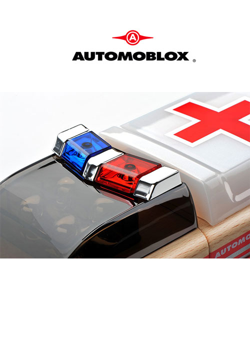 T900 Rescue Truck Black/Red (Automoblox)