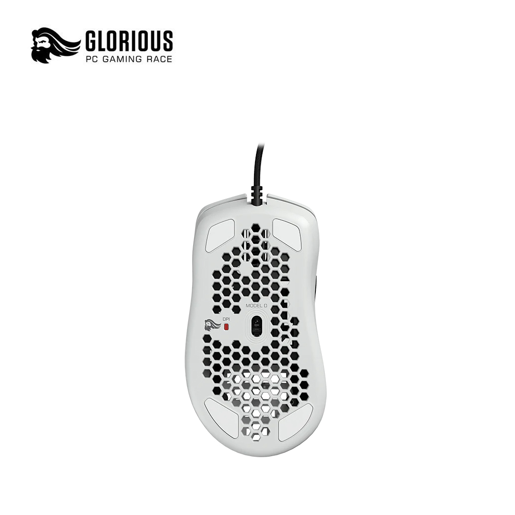Glorious Model D RGB Gaming Mouse - Glossy White