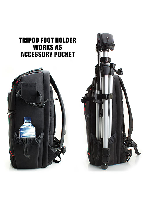 Digital Camera Backpack S17 - Red (USA GEAR)