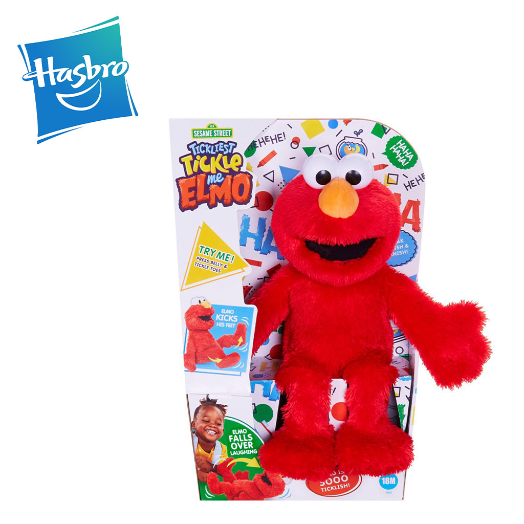 Hasbro - Sesame Street Tickliest Tickle Me Elmo Plush Toy