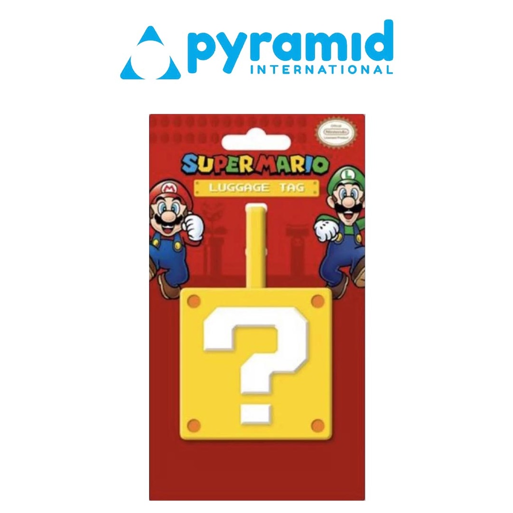 Pyramid - Super Mario (Question Mark Block) Luggage Tag