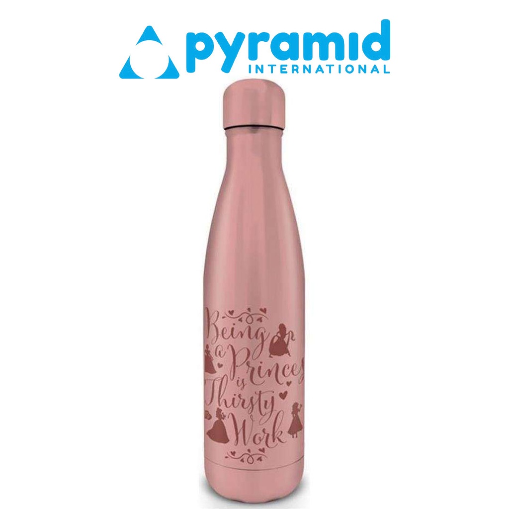 Pyramid - DISNEY PRINCESS (THIRSTY WORK) METAL DRINKS BOTTLE