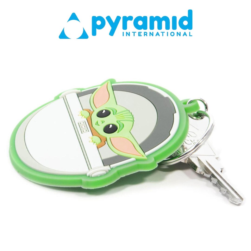 Pyramid - STAR WARS: THE MANDALORIAN (THE CHILD) RUBBER KEYCHAIN