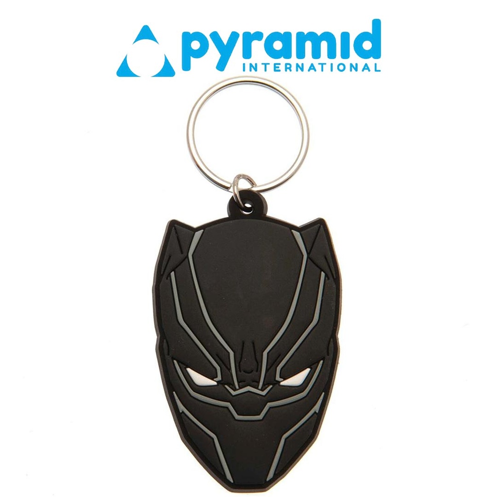 Pyramid - Black Panther Rubber Keychain