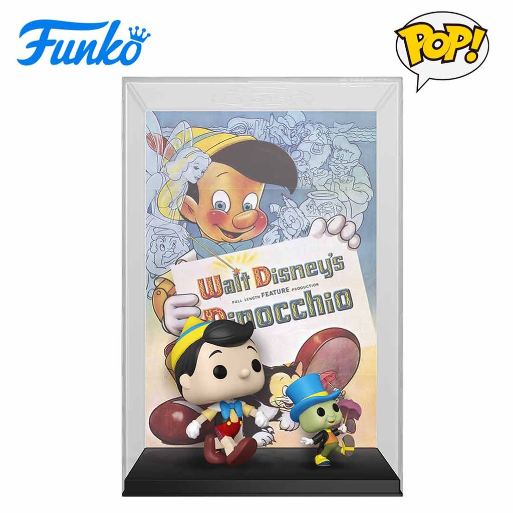 Funko POP! Walt Disney 100: Pinocchio Movie Poster Pinocchio Jiminy Cricket