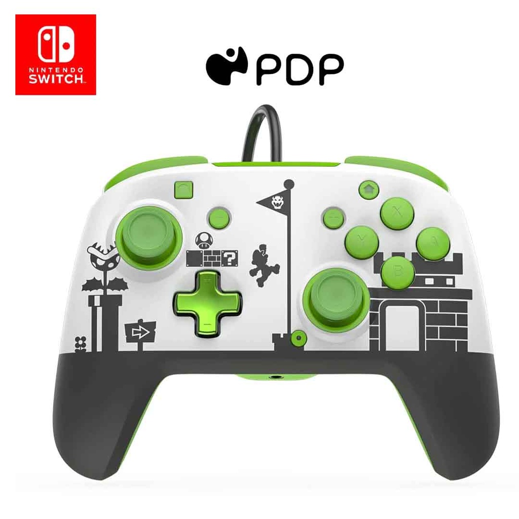 PDP Nintendo Switch Super Mario Retro Wired Controller- LITE/OLED