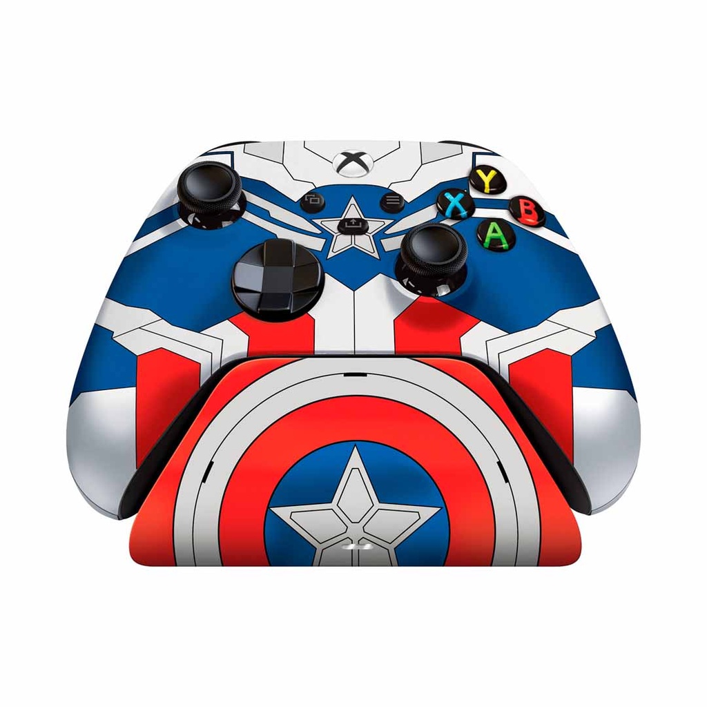 XBOX Wireless Controller & Quick Charging Stand - Captain America Edition