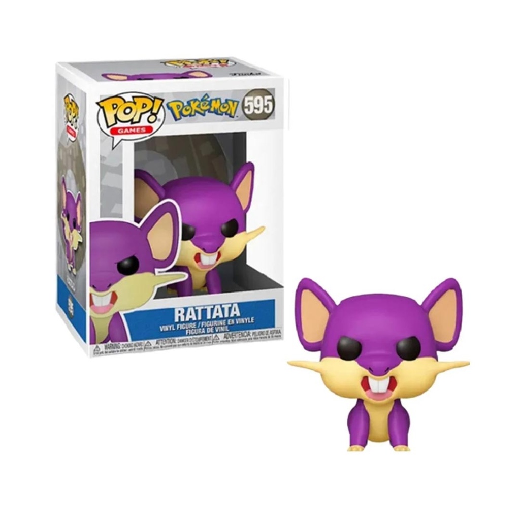 Funko Pop!  Games: Pokemon - Rattata (EMEA)