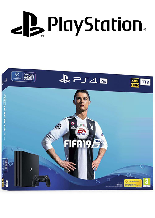 PS4 1TB With FIFA 19 Arabic 