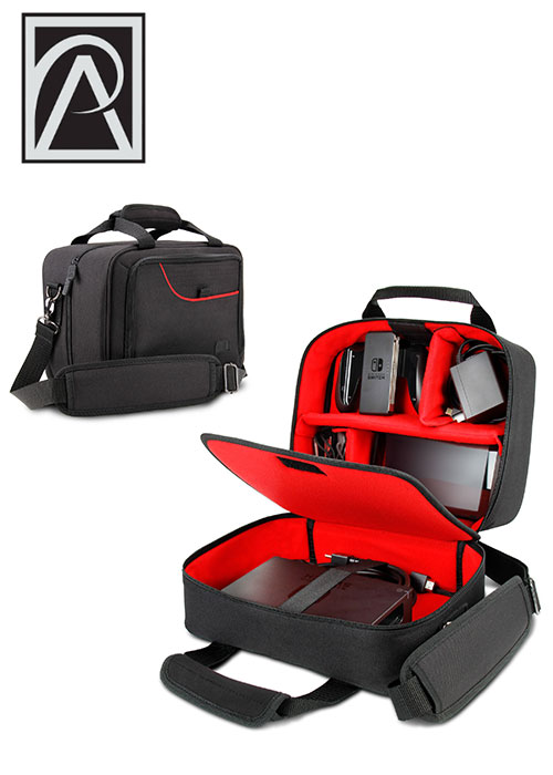 USA GEAR S14 Protective Adjustable Device Case - Red