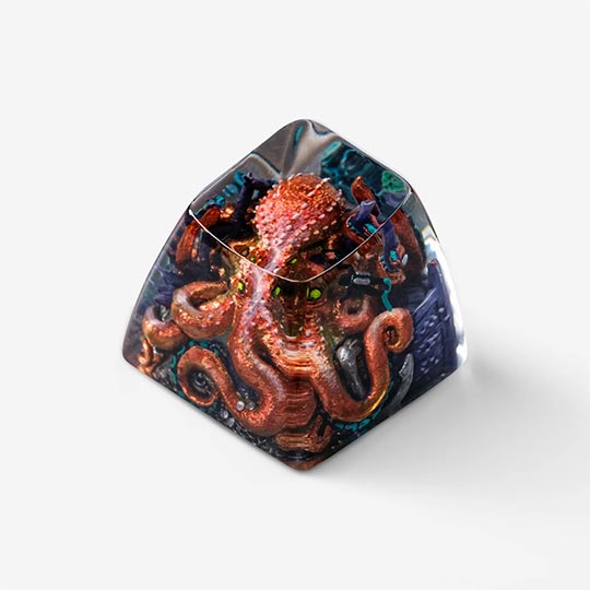 DWARF-FACTORY Kraken Absolut_Vile Flame Keyboard Cap