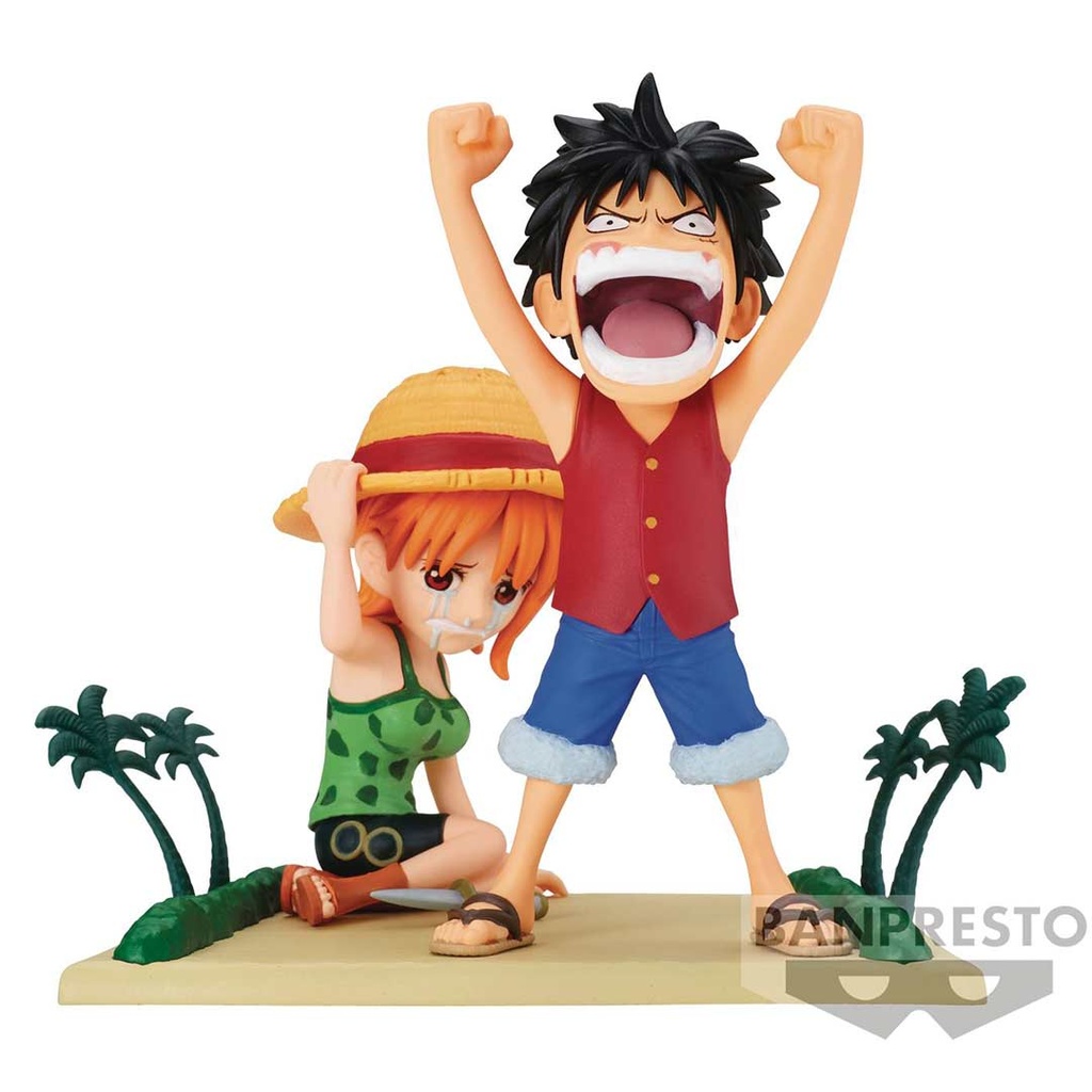 Banpresto-One Piece World Collectable Figure Log Stories-Monkey.D.Luff
