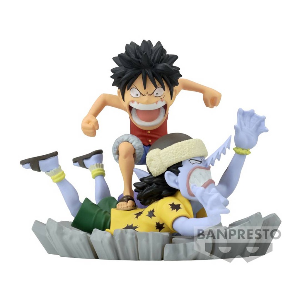 Banpresto-One Piece World Collectable Figure Log Stories-Monkey.D.Luff