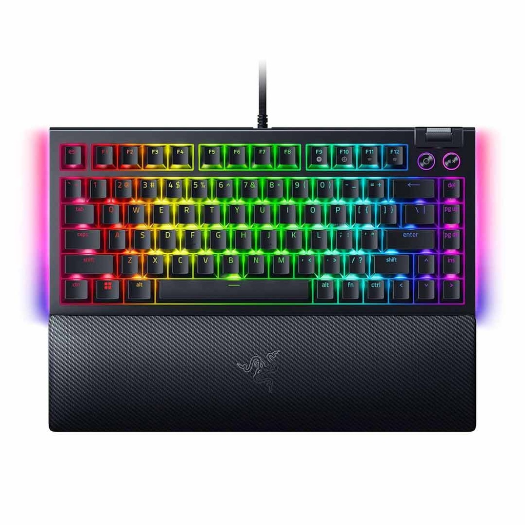 Razer BlackWidow V4 75% Mechanical Wired Gaming Keyboard Black