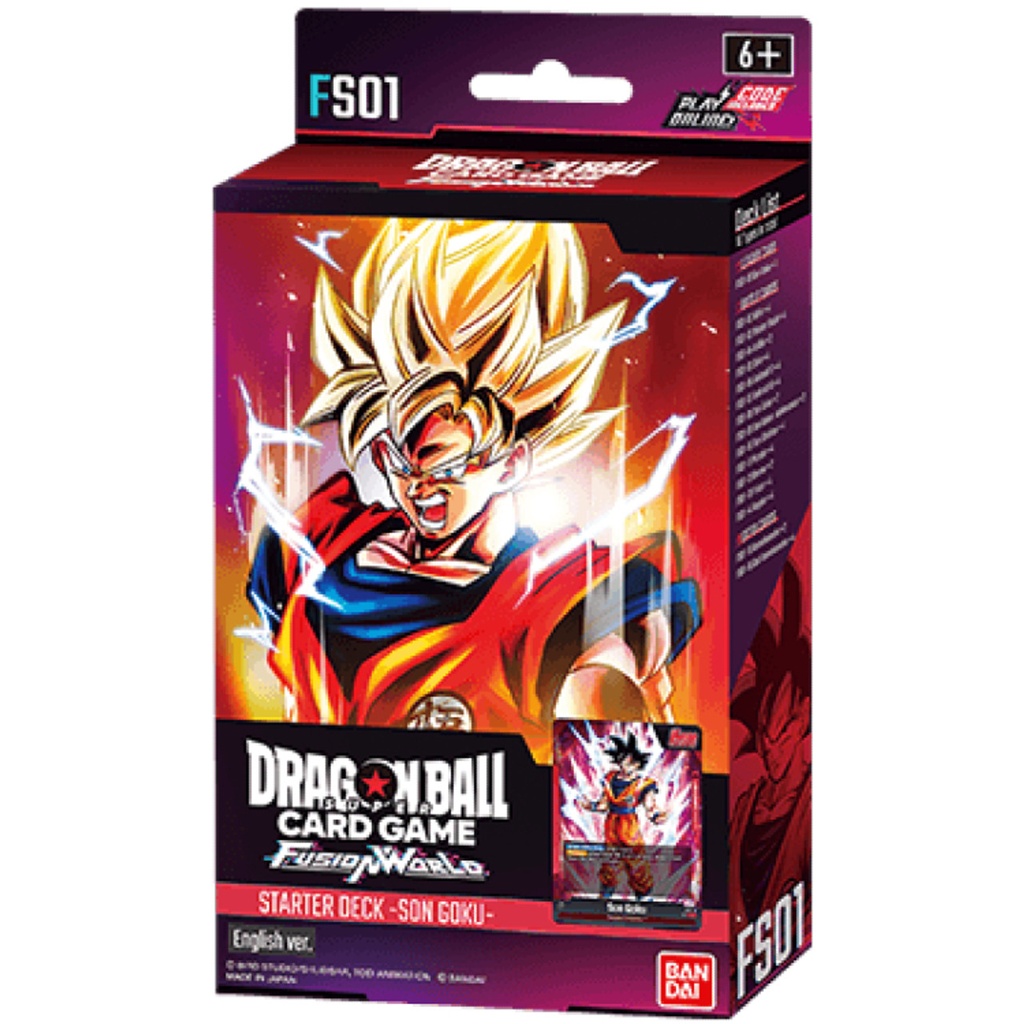 Dragon Ball Trading Card Fusion World Starter Deck Sun-Gouko