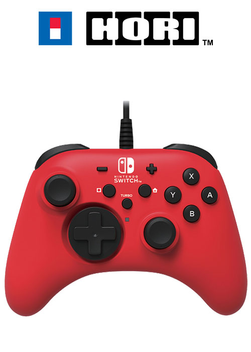 HORI Nintendo Switch Horipad Wired Controller - Red
