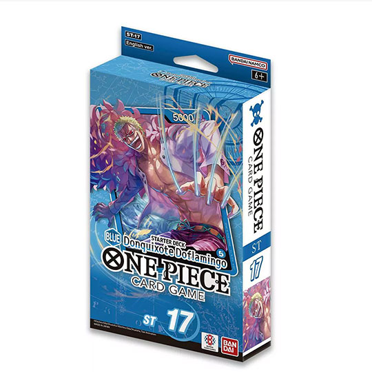 One Piece Trading Card Game Blue Donquixote Doflamingo Starter Deck ST17