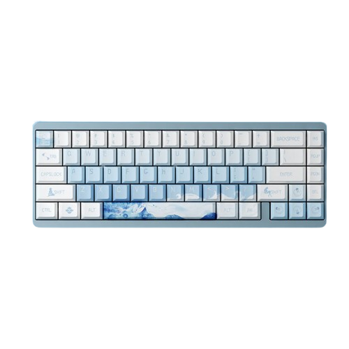 Varmilo Muse 65 Magnet Switch Wired Mechanical Keyboard Ariel - White/Blue
