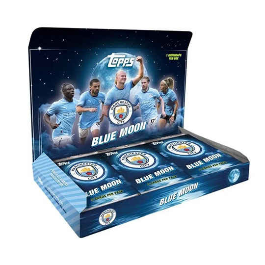 Topps 2024/2025 Blue Moon Manchester City Soccer Hobby Box Trading Card
