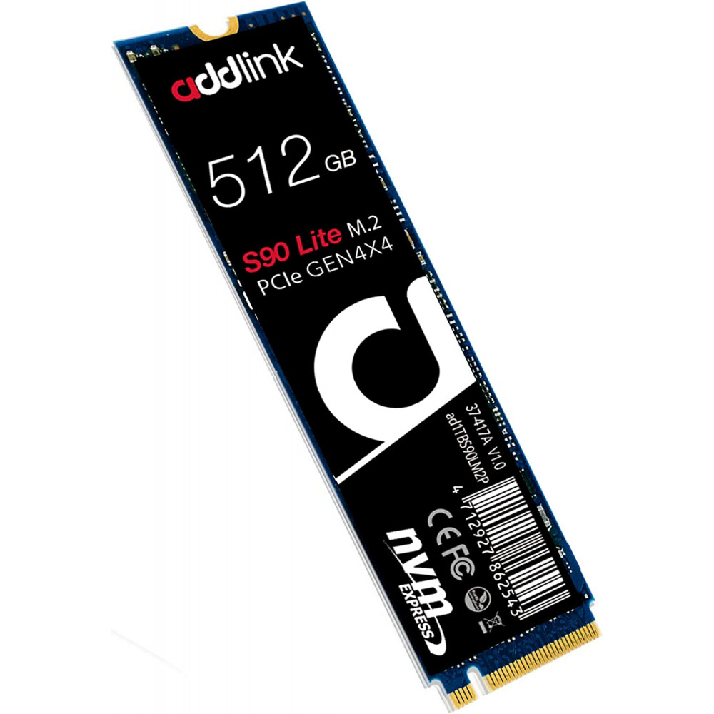 Addlink SSD 512GB M.2 2280 PCIe GEN4X4 NVMe Up to R:5000 , W:2500