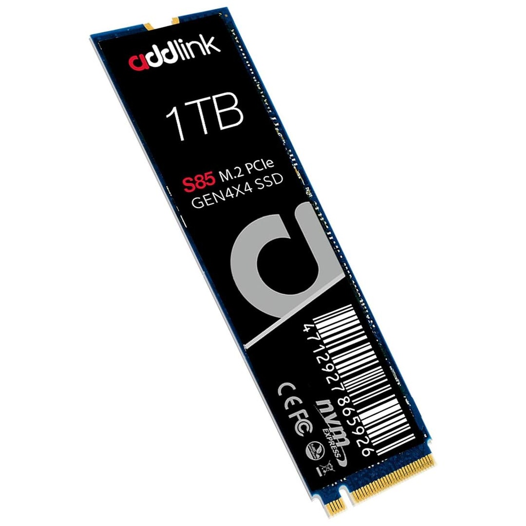 addlink SSD 1TB M.2 2280 PCIe GEN4X4 NVMe  ( Up to R:6000 , W:5400)