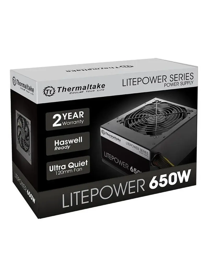 Thermaltake Litepower Power Supply 650W Non Modular