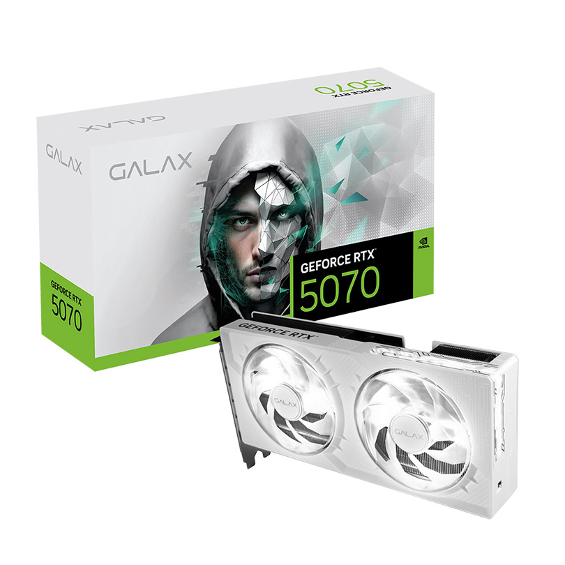 Nvidia Galax GeForce RTX5070 12GB GDDR7 192BIT White Graphics Card