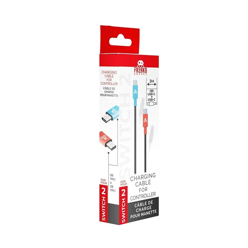 Freaks And Geeks- Charging Cable Type C to C (3m) For Nintendo Switch 2