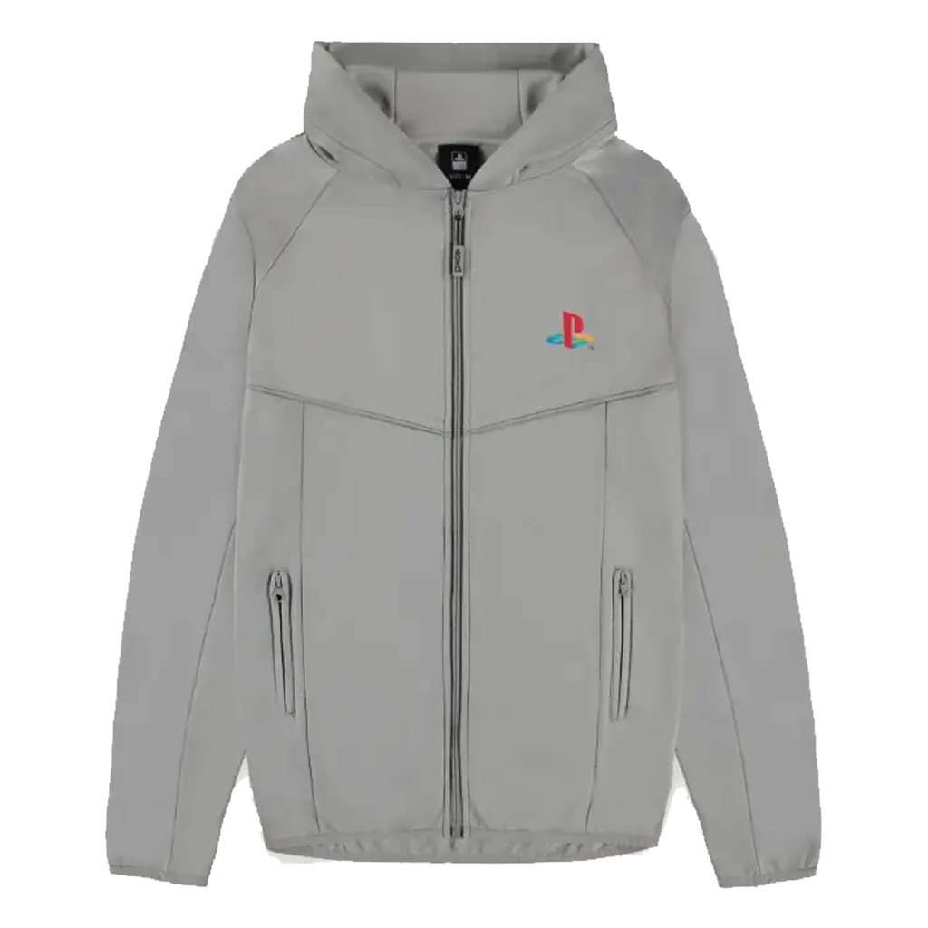 Difuzed PlayStation Men's Technical Zipper Hoodie Grey - XL
