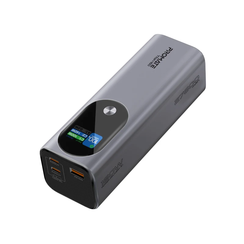 Promate Titan-160 Power Bank Aluminum 27600mah Black