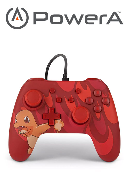 PowerA Nintendo Switch Pokemon Wired Controller - Charmander Blaze