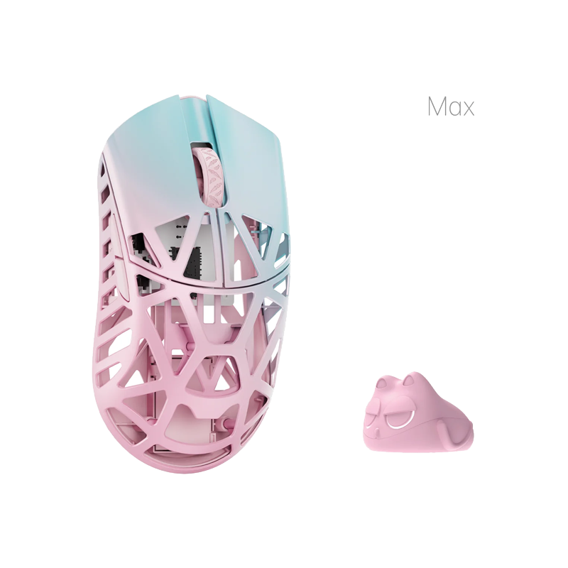 WLMOUSE Beast X Max Magnesium Alloy Wireless Gaming Mouse Blue/Pink