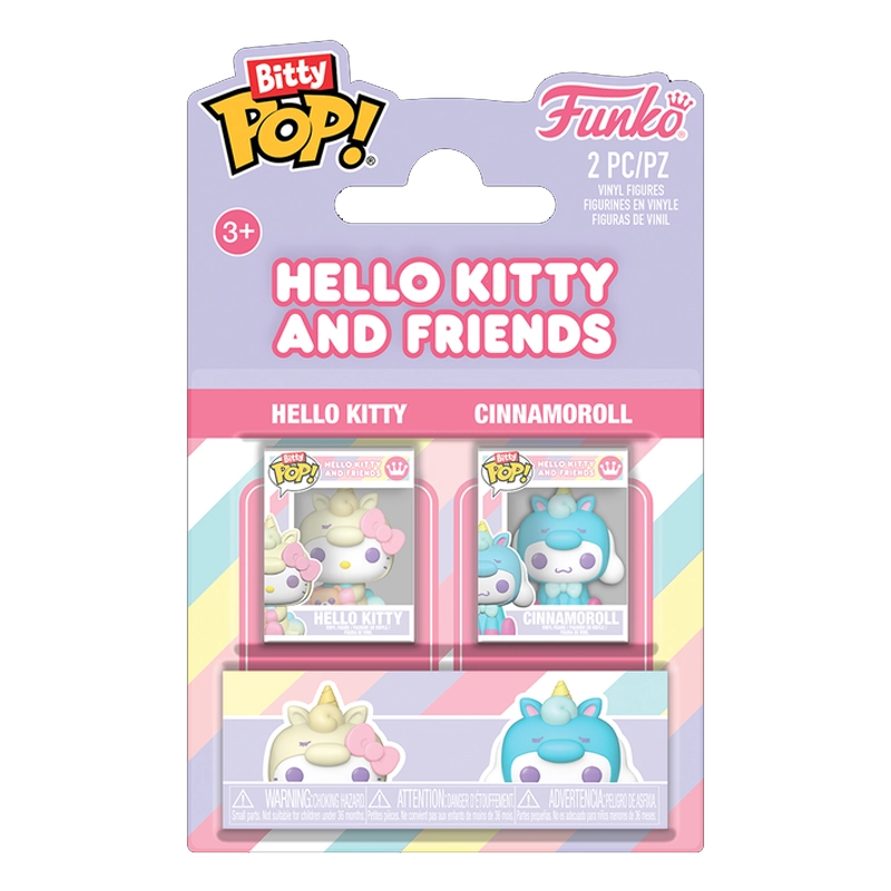 Bitty Pop!Sanrio - Hello Kitty And Cinnamonroll Pack Of 2 - Mini Vinyl Figures