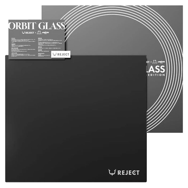 REJECT X Arbiter Orbit Glass Mouse Pad Black