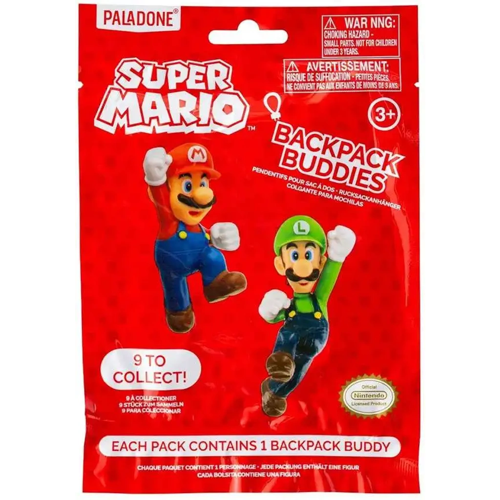 Paladone Portachiavi Clip Super Mario Keychain 