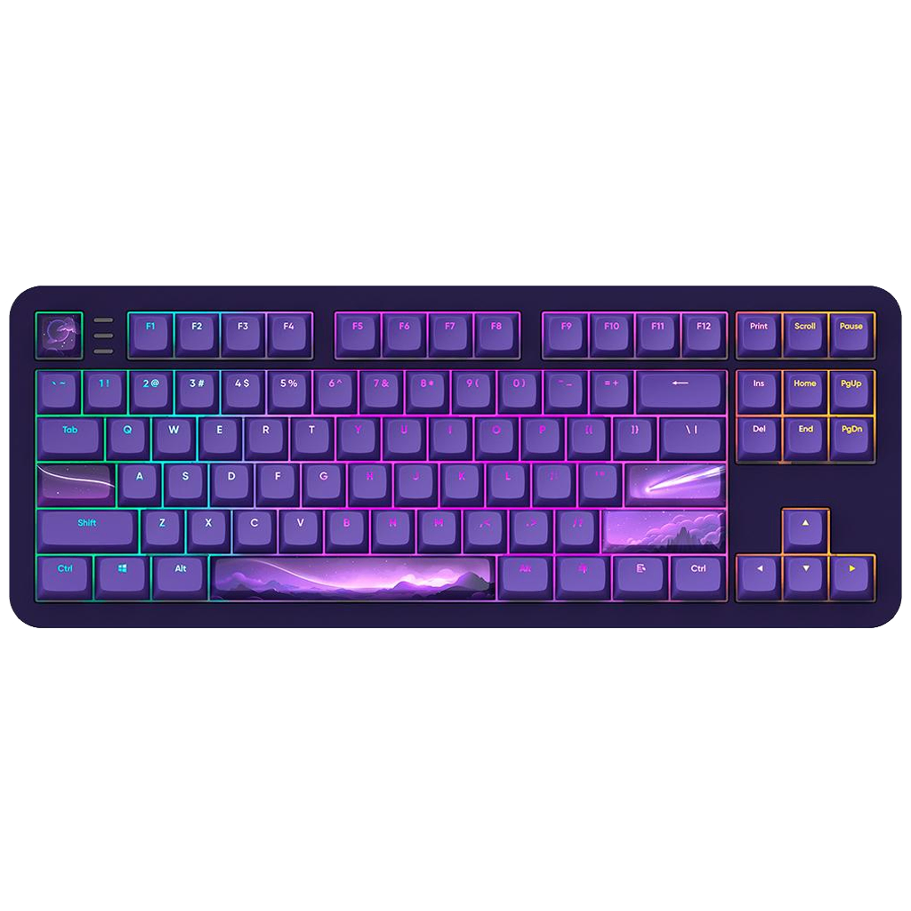 Dark Project ALU Celestial Mechanical Gaming Keyboard Violet/White (ANSI)