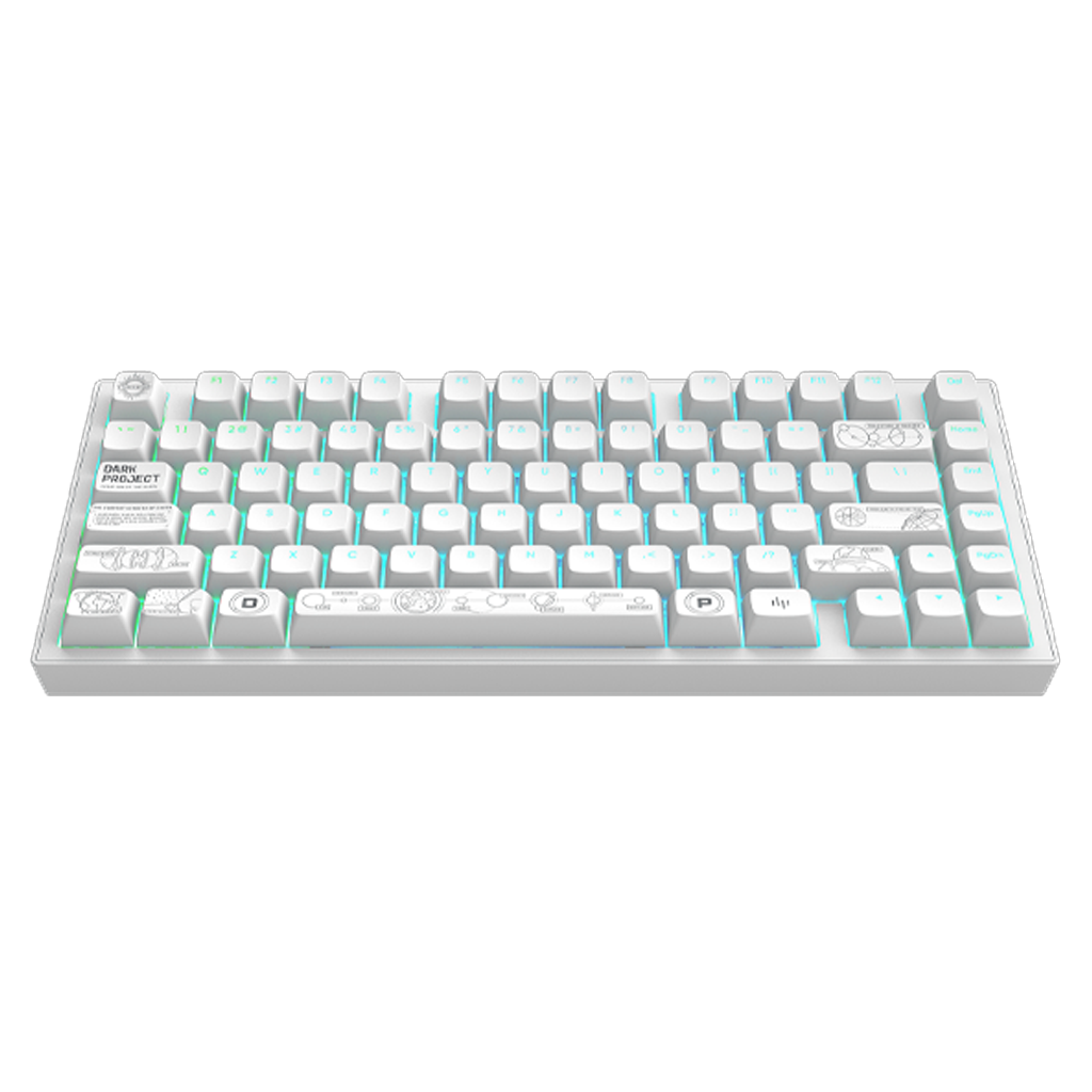 Dark Project ALU Terra Nova R2 Wireless Gaming Keyboard White (ANSI)