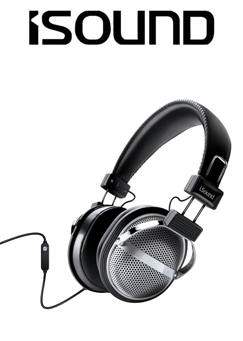 ISOUND HM-270 HEADPHONE - BLACK/SILVER