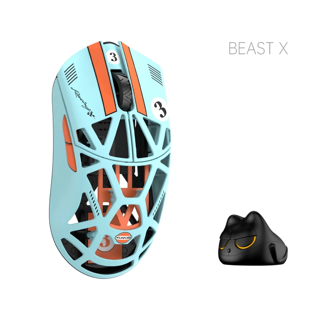 WLMouse Beast X Mini Pro 8K Magnesium Wireless Blue/Orange