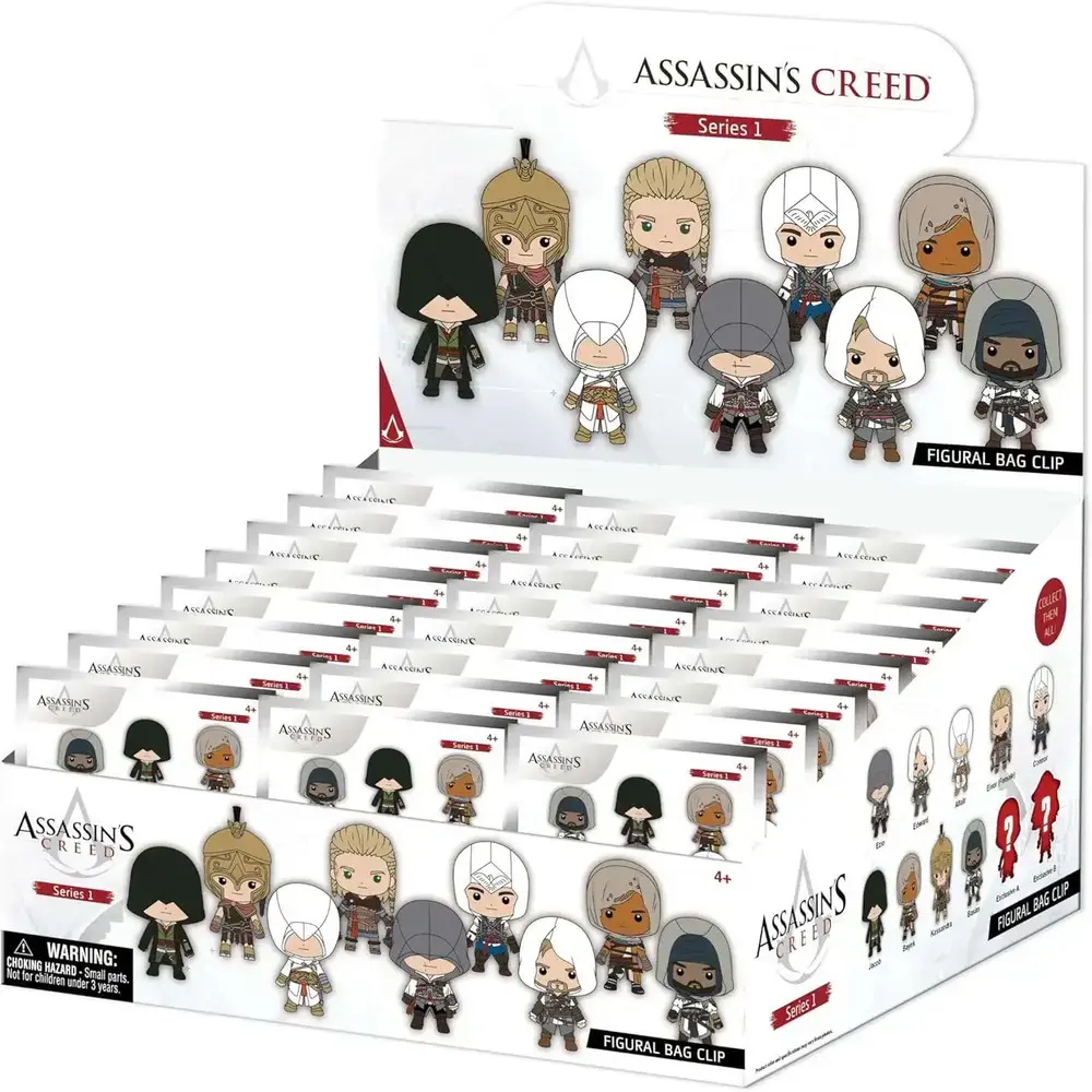 Monogram Assassin's Creed 3D Foam Bag Clip, Series 1