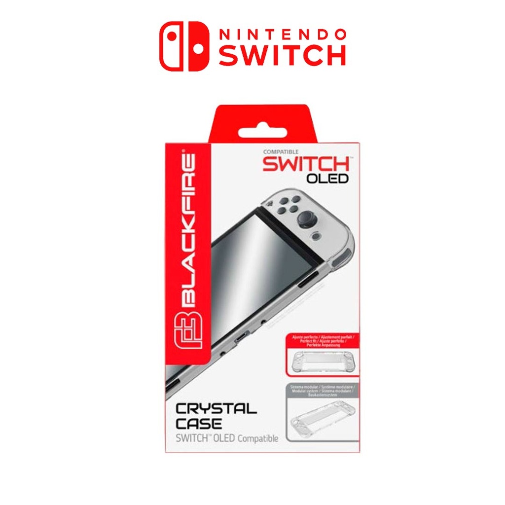 Nintendo Switch - OLED Blackfire Crystal Case