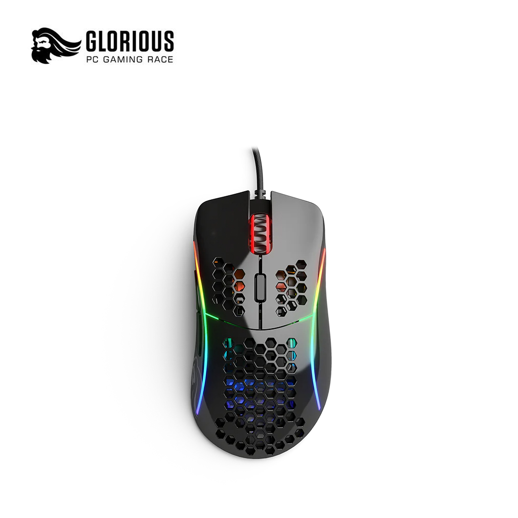 Glorious Model D RGB Gaming Mouse - Glossy Black