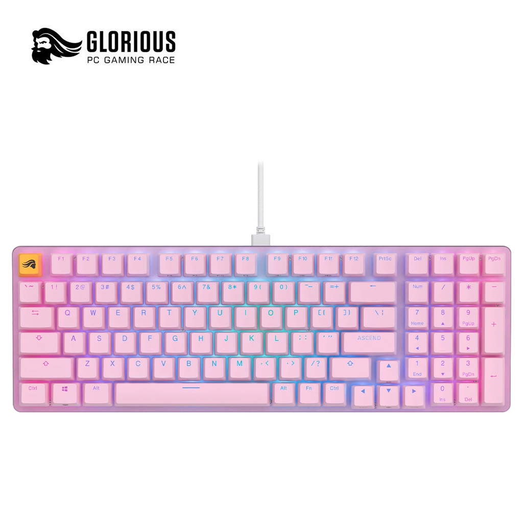 Glorious Keyboard V2 Full Size- PreBuilt - Pink