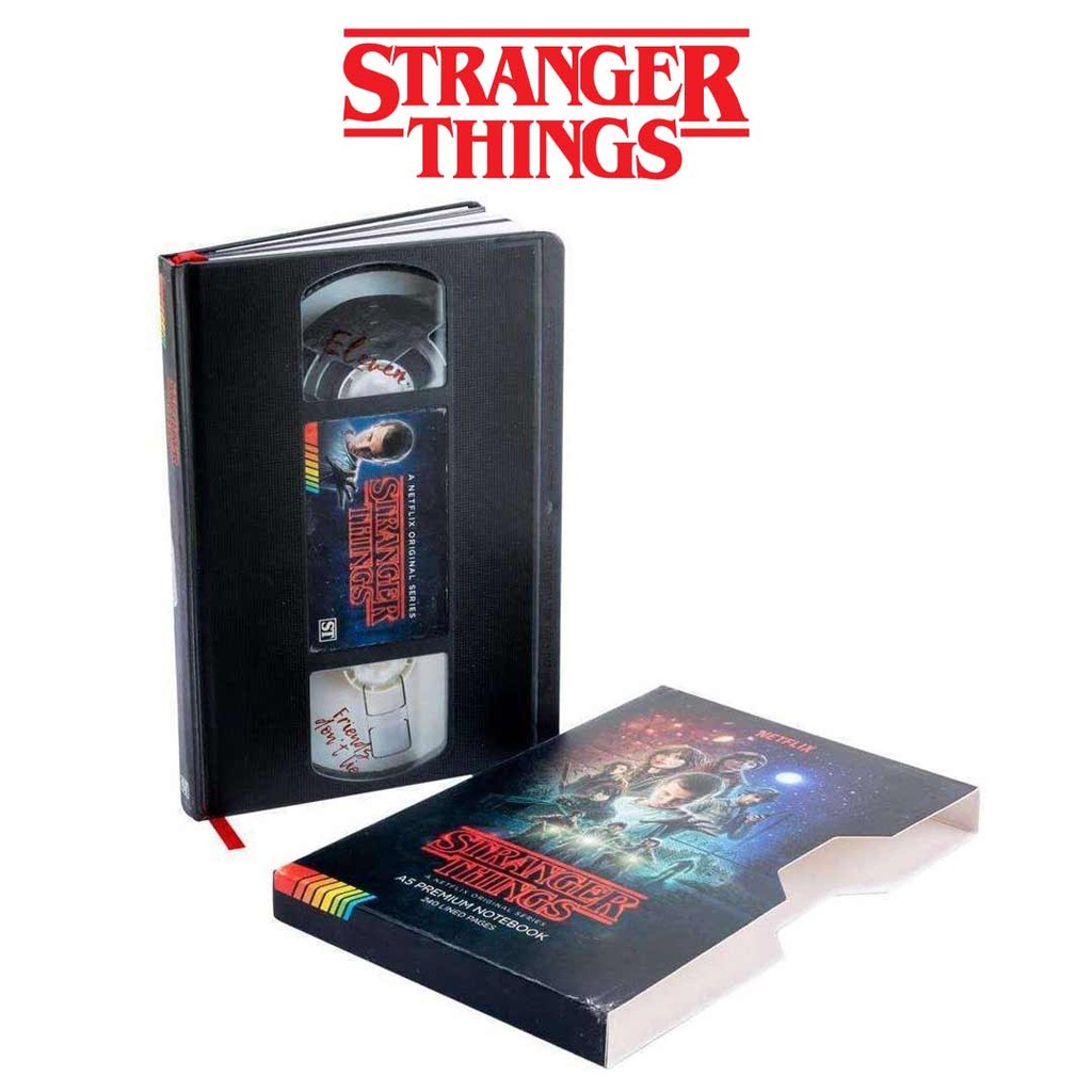 Stranger Things Premium Notebook A5 VHS (S1)
