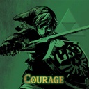 Pyramid - THE LEGEND OF ZELDA (COURAGE) 40X40