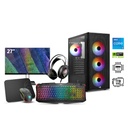 Pre Built- INTEL CORE i5 14500 24M Cache up to 5.00 GHz Processor/GIGABYTE H610M K DDR4 Motherboard/GIGABYTE GeForce RTX 3050 WINDFORCE OC 6GB Graphic Card/CORSAIR VENGEANCE 16GB (2 x 8GB) RGB PRO DDR4 DRAM 3600MHz C18 Memory Kit - White/CORSAIR MP600 CORE XT 1TB PCIe 4.0 (Gen4) x4 NVMe M.2 SSD/AEROCOOL VX PLUS 750W APFC Power Supply - Black/AEROCOOL DESIGNER V2 RGB Fan x 4 Mid Tower Case - Black/Aerocool Verkho 2 Plus PWM CPU Air Cooler - Black/TP-Link Archer T2U Nano AC600 Nano Wireless USB Adapter/Win 11 pro sticker