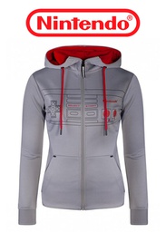 [544599] Nintendo - Controller Women's Zipper Hoodie - L