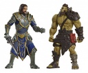 Jakks Pacific-Warcraft-Lothar Vs Horde Warrior Mini Figure Packs of 2: 